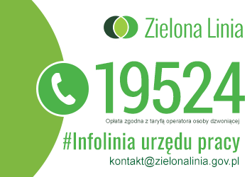 Baner Zielonej Linii - kontakt pod nr 19524 (większa grafika)